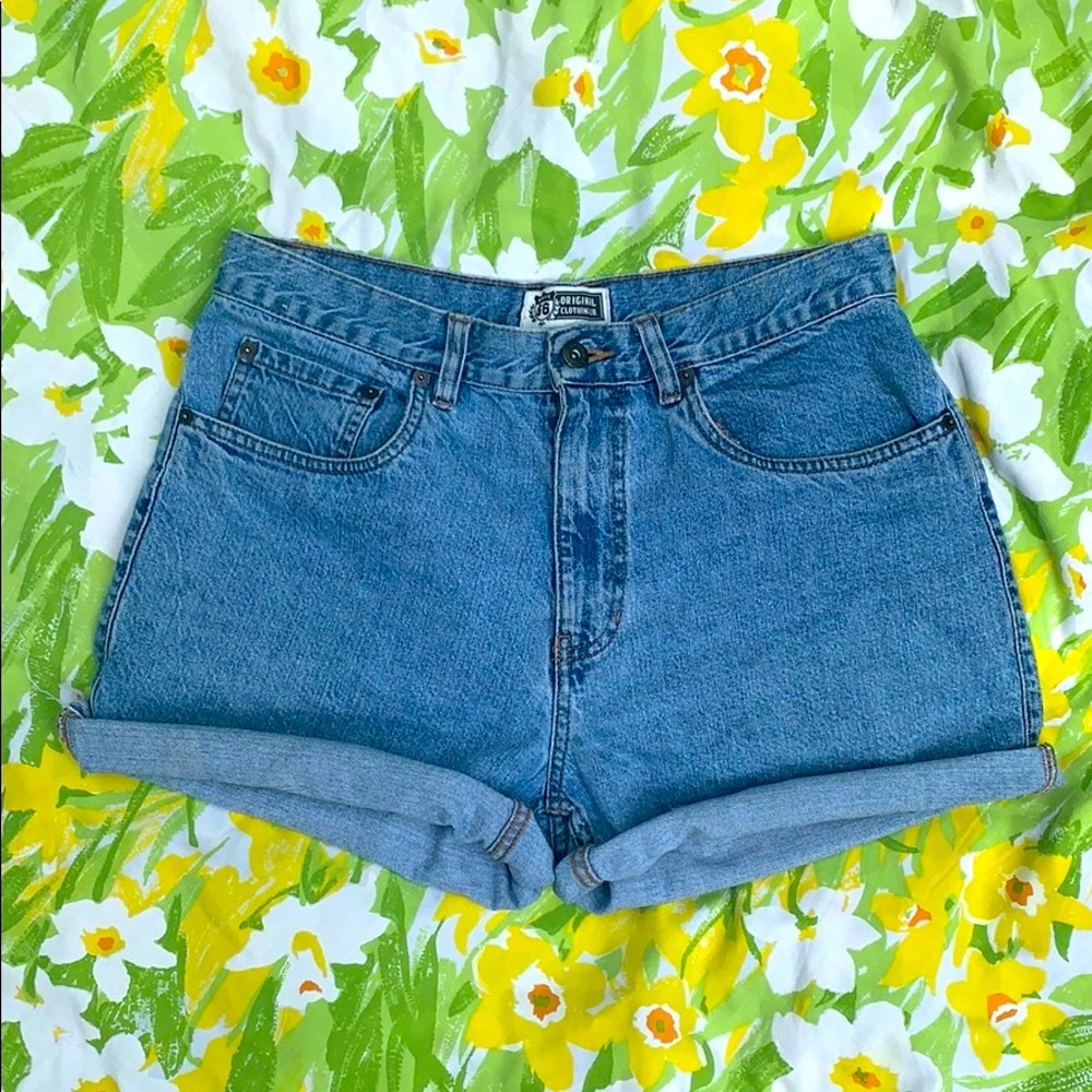 🛣️ [Route 66] vintage high-rise shorts